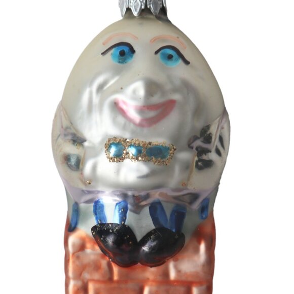 Old World Christmas Blown Glass Humpty Dumpty Wall Christmas Ornament 2001 - Picture 2 of 7